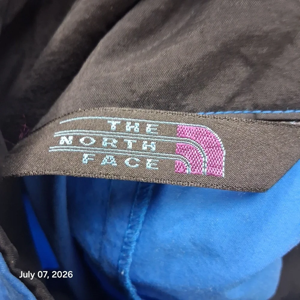 Vintage 90s The North Face Mens Windbreaker Lightweight Jacket Blue Color Block